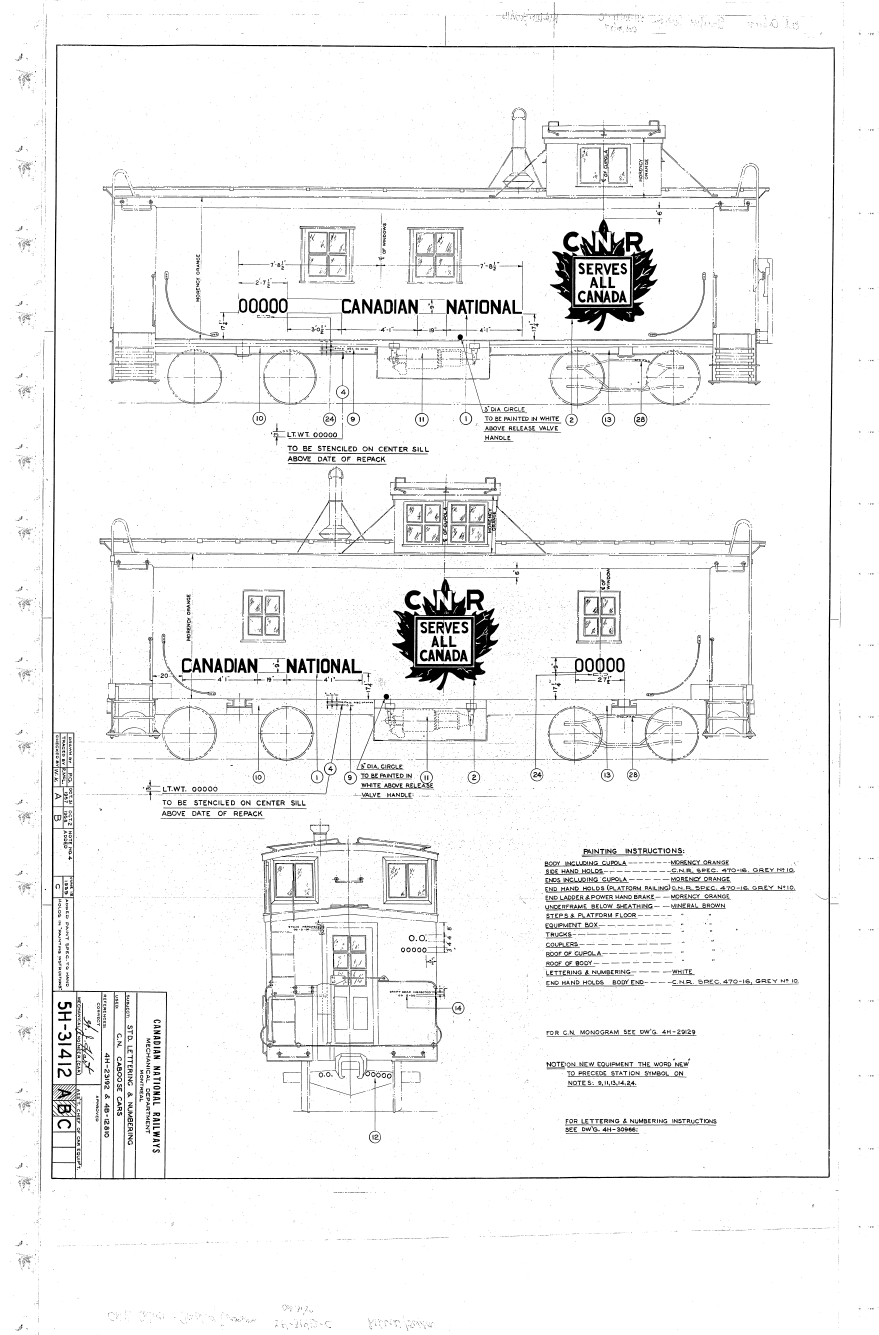 879x1335 cabooses cnrha - Caboose Drawing