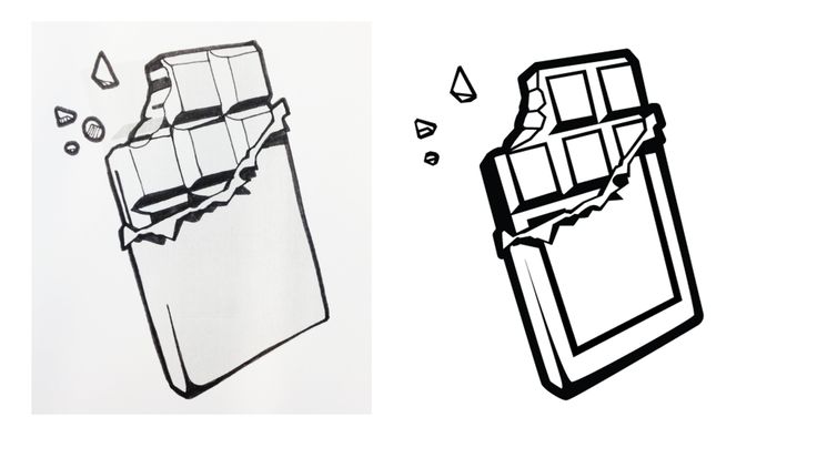 736x422 drawing vector chocolate for free download - Cacao Drawing