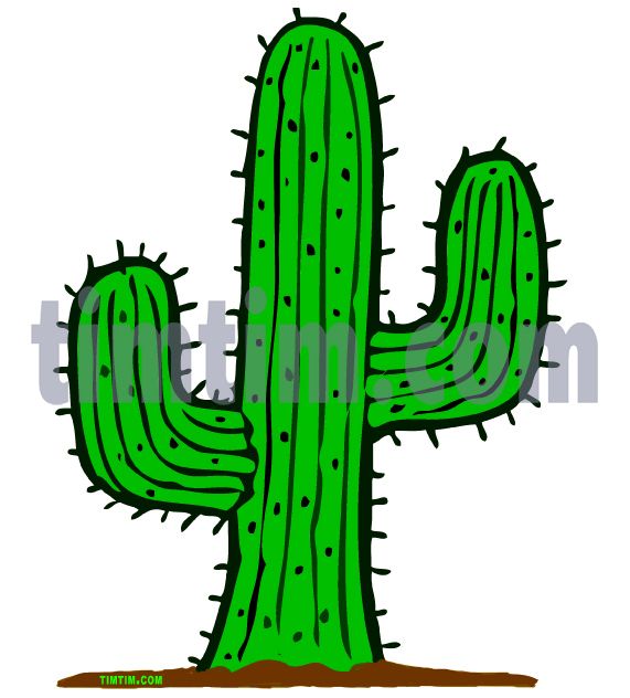 Cactus Cartoon Drawing at PaintingValley.com | Explore collection of ...