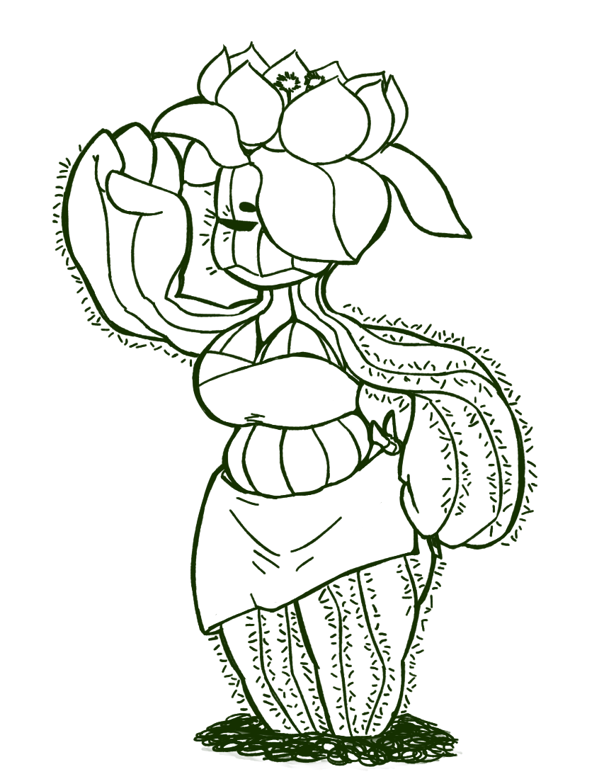 853x1100 Cactus With Christmas Lights Picture Free Download - Cactus Cartoon Drawing