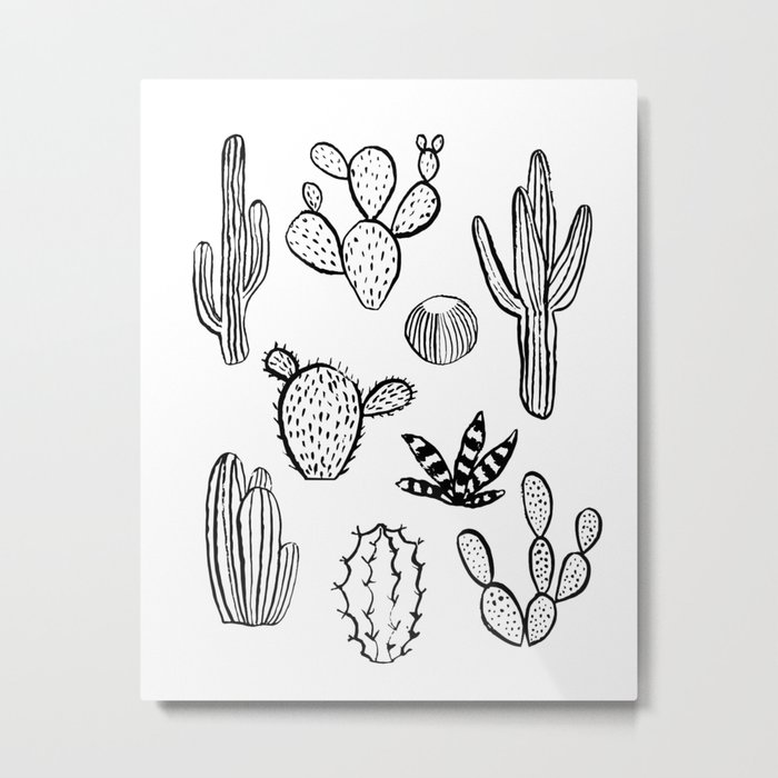 Cactus Drawing Black And White at Explore