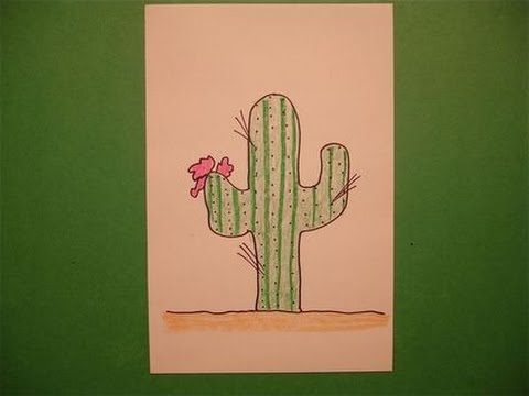 480x360 Let's Draw A Cactus! - Cactus Flower Drawing