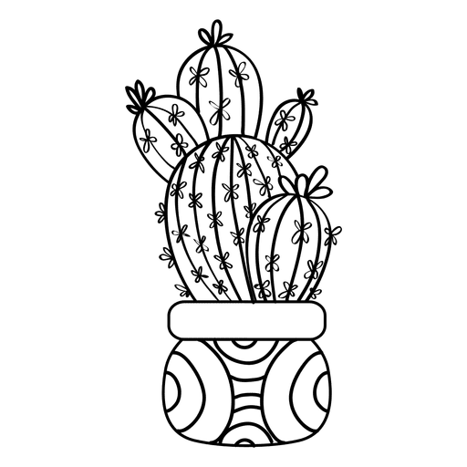 512x512 Drawing Cactus Plant Transparent Png Clipart Free Download - Cactus Plant Drawing