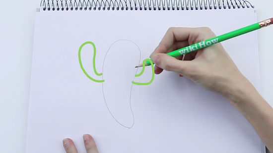 550x309 How To Draw A Cactus Steps - Cactus Plant Drawing