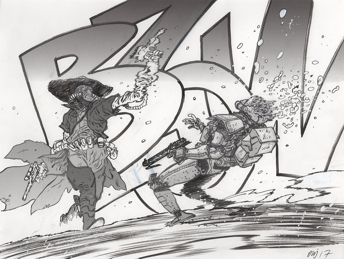 1200x904 Daniel Warrenjohnson On Twitter Cad Bane Commission This Guy - Cad Bane Drawing