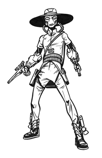 400x618 Patrick's Awesome Reviews How To Draw Cad Bane - Cad Bane Drawing