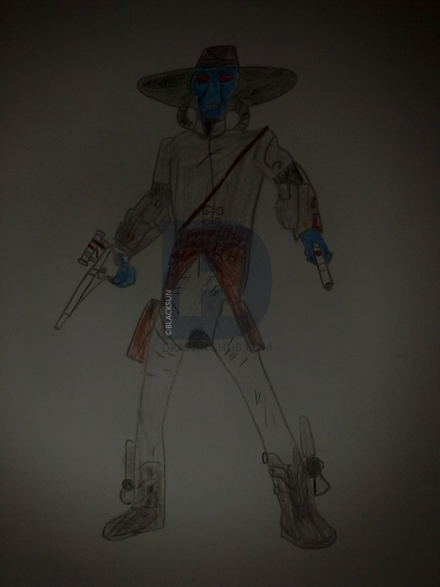 1536x2048 Cad Bane Drawing - Cad Bane Drawing