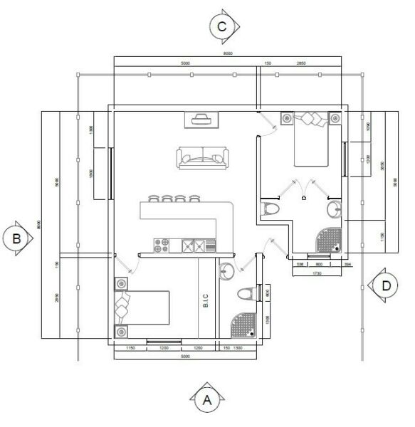 583x600 Building Plans Ampamp Cad Drawings Retreat Gumtree Classifieds - Cad Building Drawing