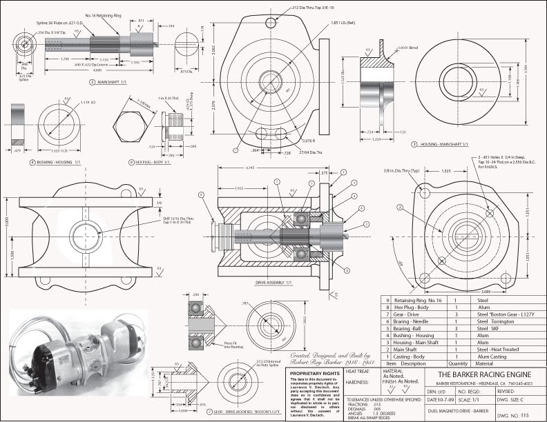 792x612 cad drawing dual mag - Cad Drawing