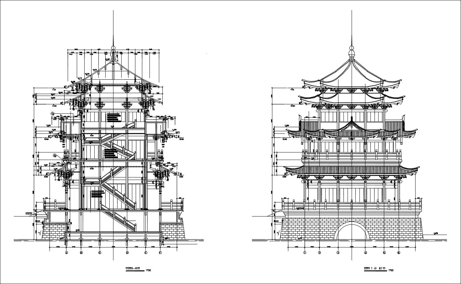 1471x909 cad drawing scaffolding for free download - Cad Drawing
