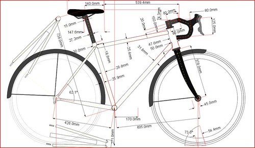 500x290 Cad Drawing The Randonneur Project - Cad Drawing