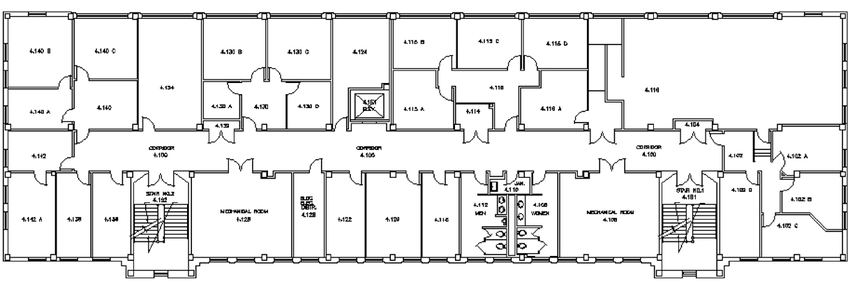 850x295 Cad Drawing Of Taylor Hall Th Floor Download Scientific Diagram - Cad Drawing