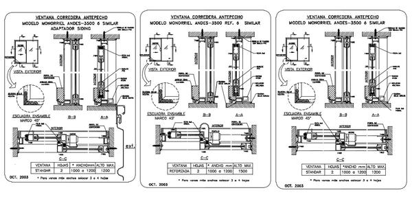 600x287 Aluminium Window Detail And Drawing In Autocad Dwg Cad - Cad Drawing