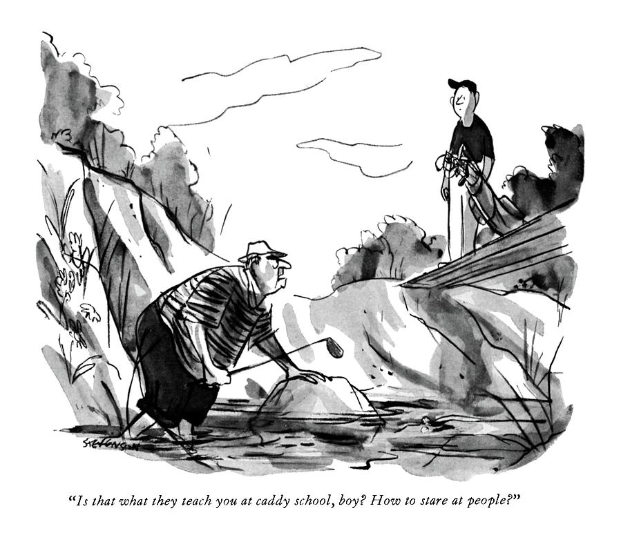 899x785 Is That What They Teach You At Caddy School Drawing - Caddy Drawing