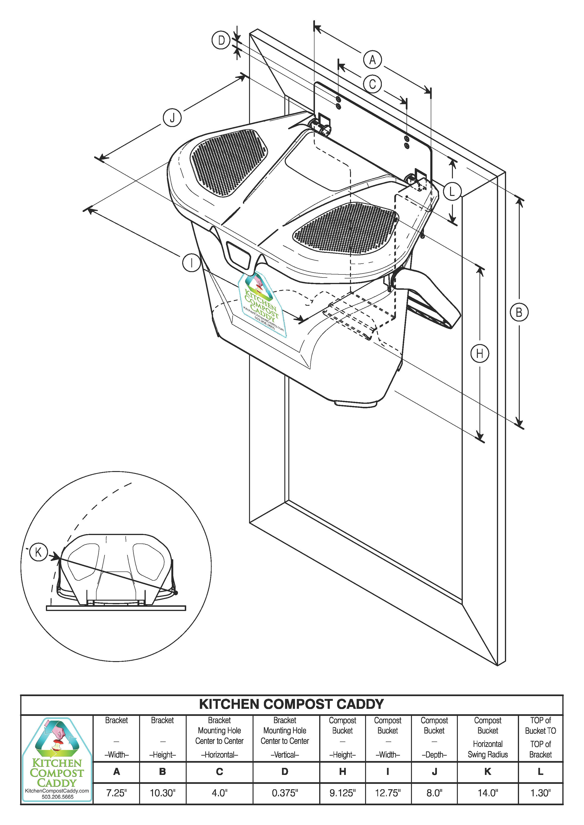 2481x3508 Sales Drawings - Caddy Drawing