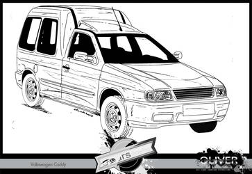 363x250 Cars Drawing - Caddy Drawing