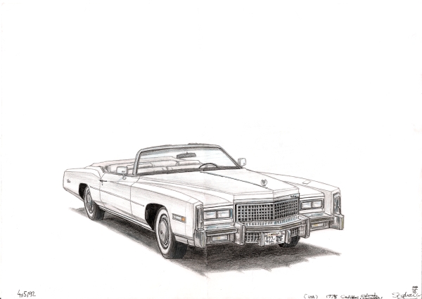 600x426 cadillac drawing photo drawing skill - Cadillac Drawing