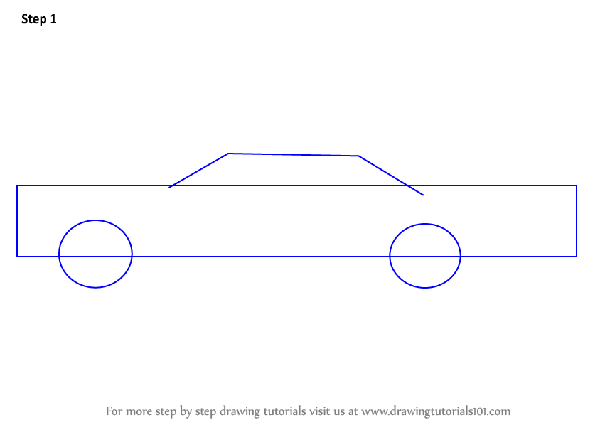 844x598 learn how to draw a vintage cadillac - Cadillac Drawing