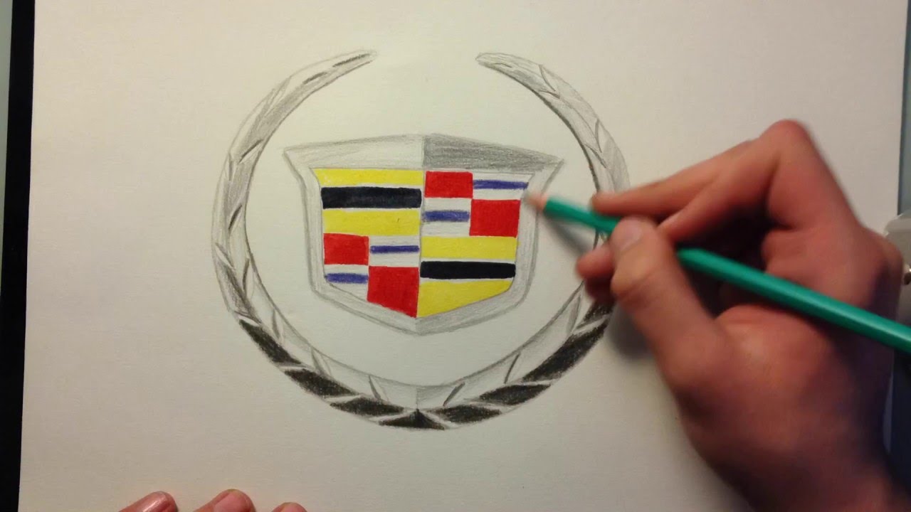 1280x720 Dessin - Cadillac Symbol Drawing