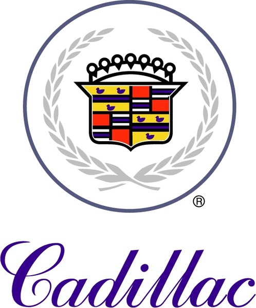 498x600 Cadillac Free Vector In Encapsulated Postscript - Cadillac Symbol Drawing