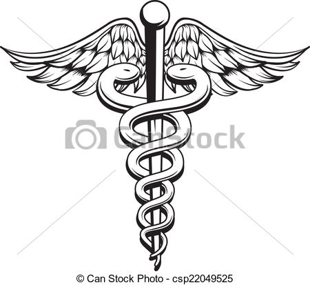 450x413 caduceus - Caduceus Drawing