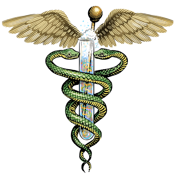 Caduceus Drawing at PaintingValley.com | Explore collection of Caduceus ...