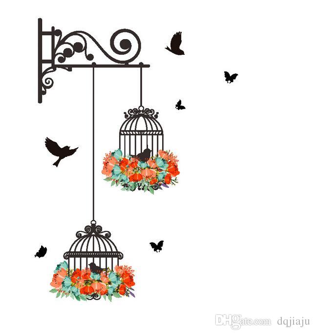 645x685 new popular bird cage decoration drawing living room tv background - Cage Drawing