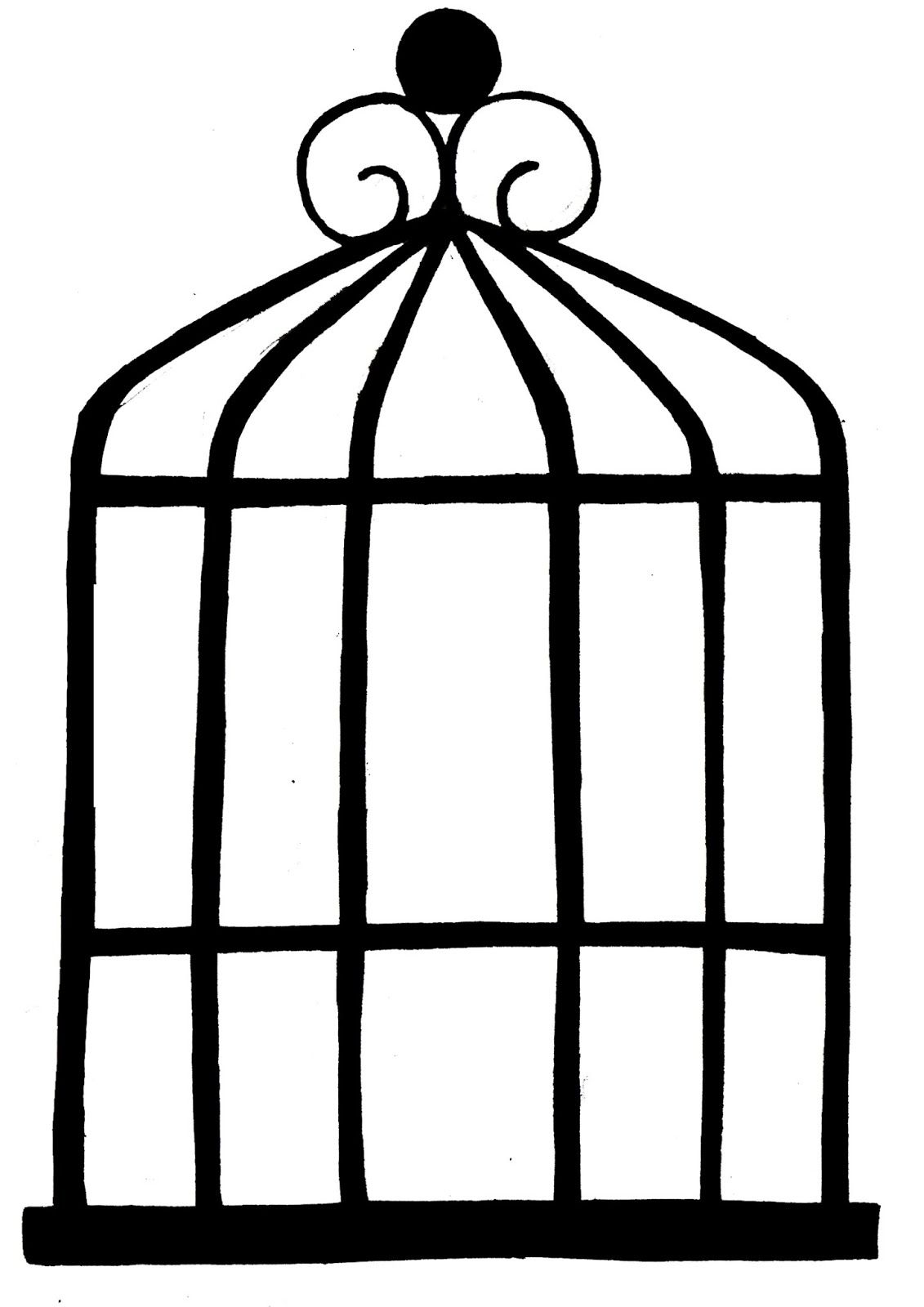 1131x1600 Simple Bird Cage Drawing Images Pictures - Cage Drawing