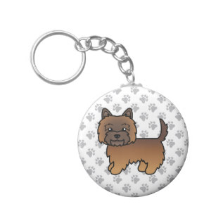 307x307 cairn terrier drawing keychains key rings zazzle ca - Cairn Terrier Drawing