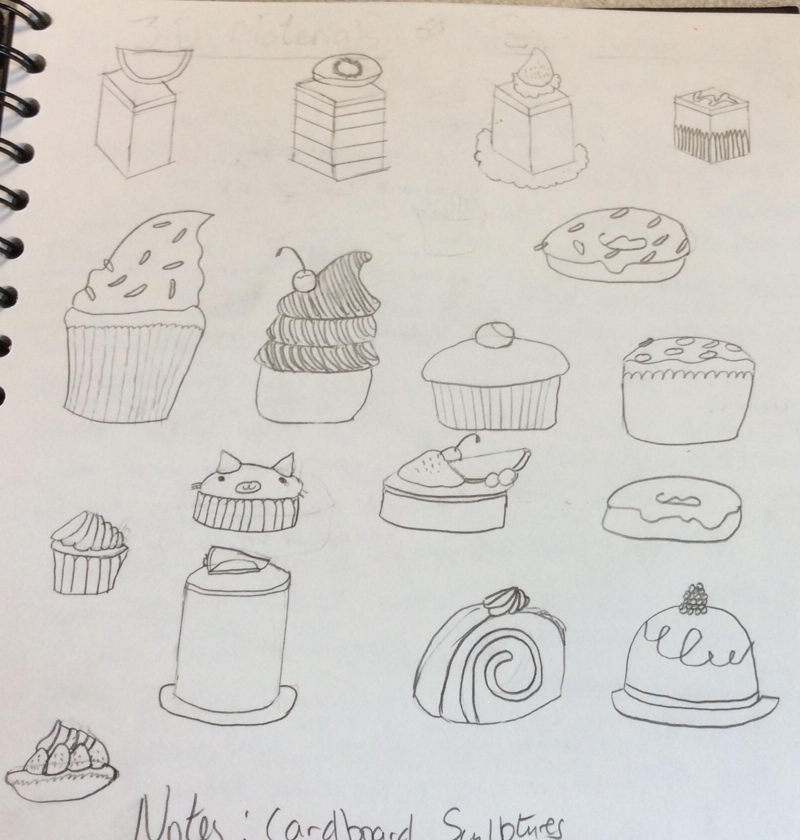 1600x1680 Visual Arts Practice Of Drawing Tori's Learning Blog - Cake Design Drawing