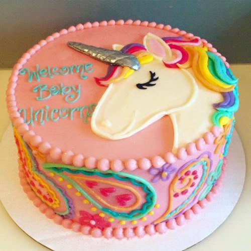 500x500 Unicorn Drawing Cake Parfait - Cake Drawing