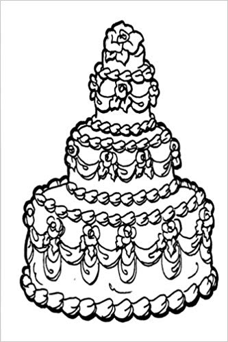 333x499 Wedding Journal Wedding Cake Drawing - Cake Drawing