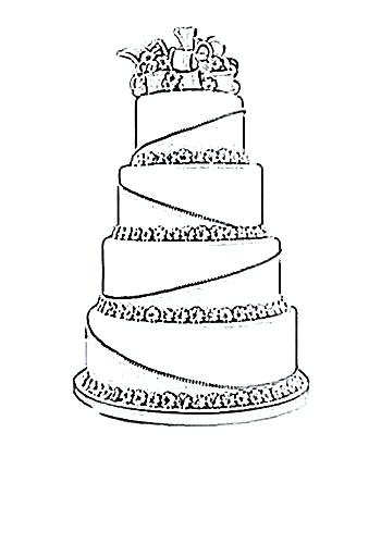 350x500 how to draw a cake how to draw a slice of cake real easy how - Cake Drawing Easy