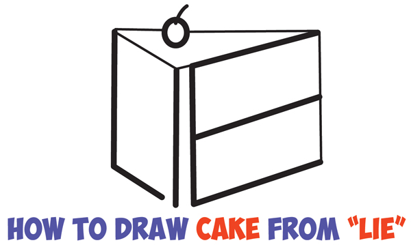 600x359 Piece Of Cake Archives - Cake Drawing Easy