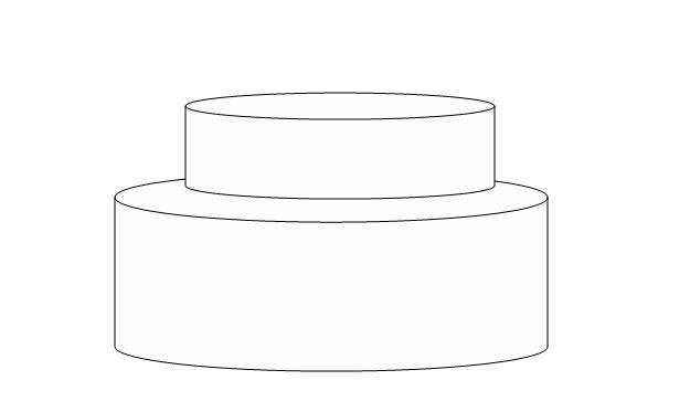 625x373 Best Photos Of Birthday Cake Blank Template - Cake Drawing Template