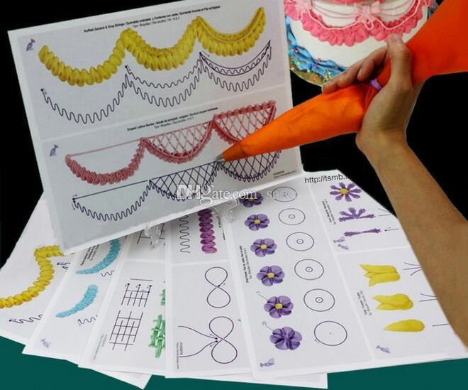 660x549 Cake Icing Piping Diy Practice Drawing Board Template Paper - Cake Drawing Template