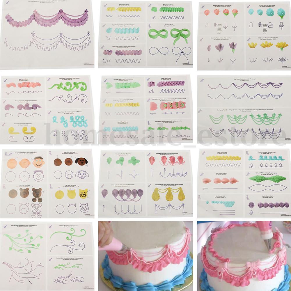 1000x1000 Cake Icing Piping Diy Practice Drawing Board Template - Cake Drawing Template