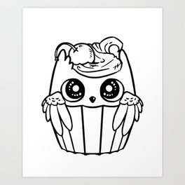 264x264 Cake Pop Art Prints - Cake Pop Drawing