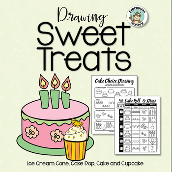 350x350 Drawing Sweet Treats - Cake Pop Drawing