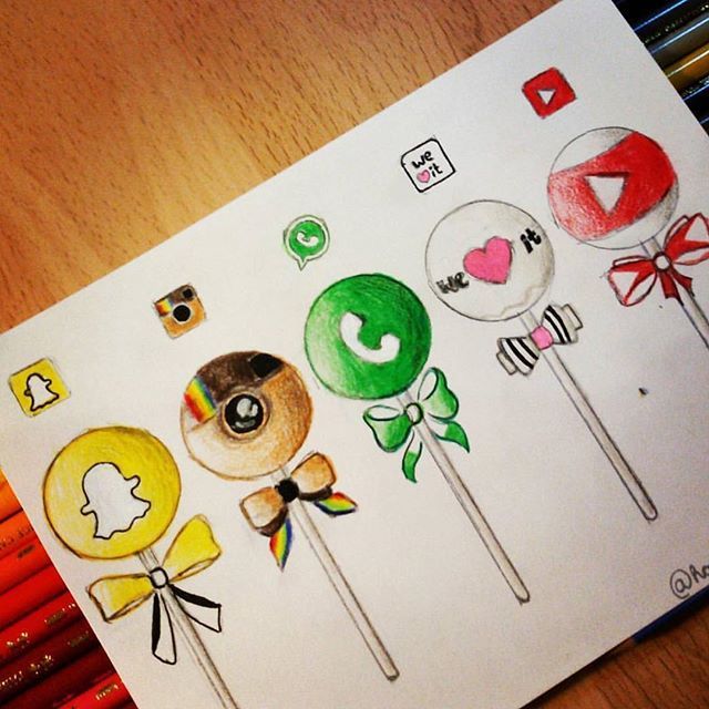 640x640 Social Media Cake Pops - Cake Pop Drawing