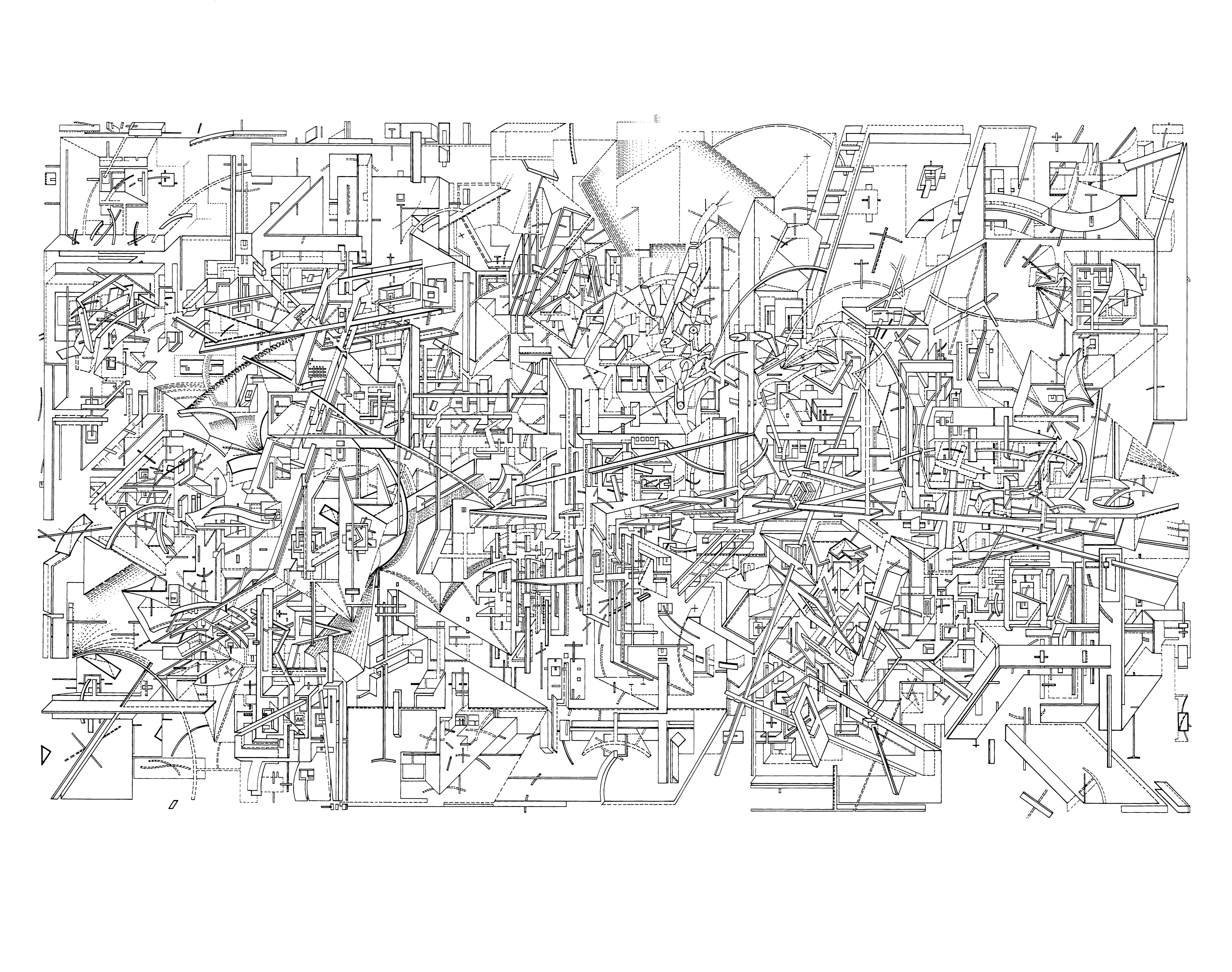 5325x4200 libeskind micromegas - Calculus Drawing