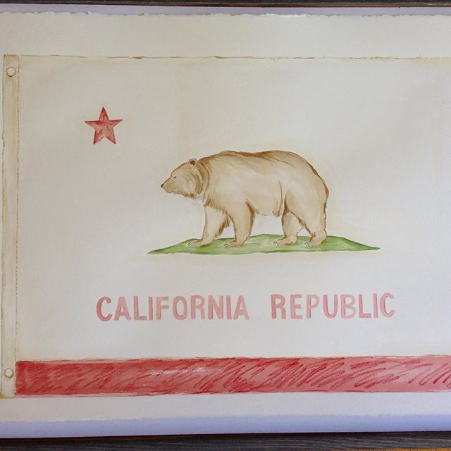640x640 golden bear flag drawing bear flag museum california bear flag - California Flag Drawing