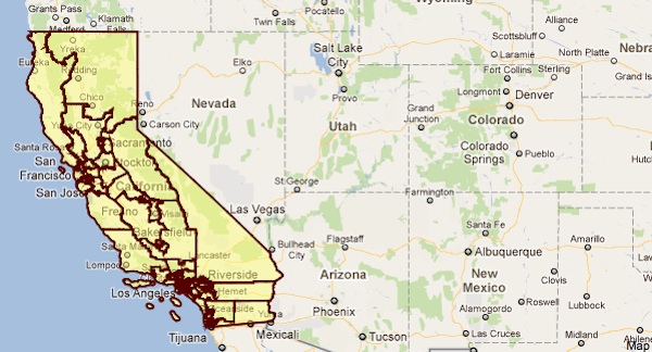 600x324 Re Drawing California's Political Landscape Kcet - California Map Drawing