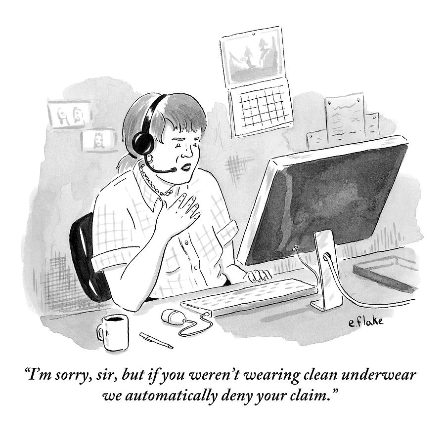 900x889 a worker in a call center wearing an earpiece drawing - Call Center Drawing