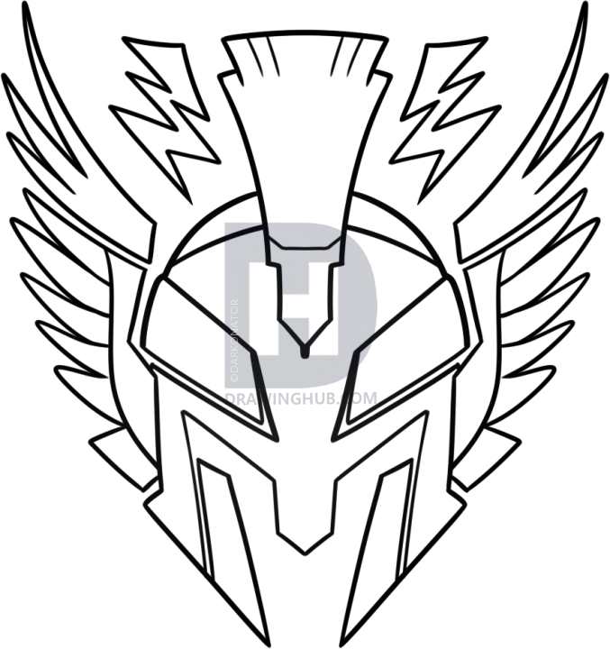 677x720 how to draw the sentinel task force from call of duty, step - Call Drawing