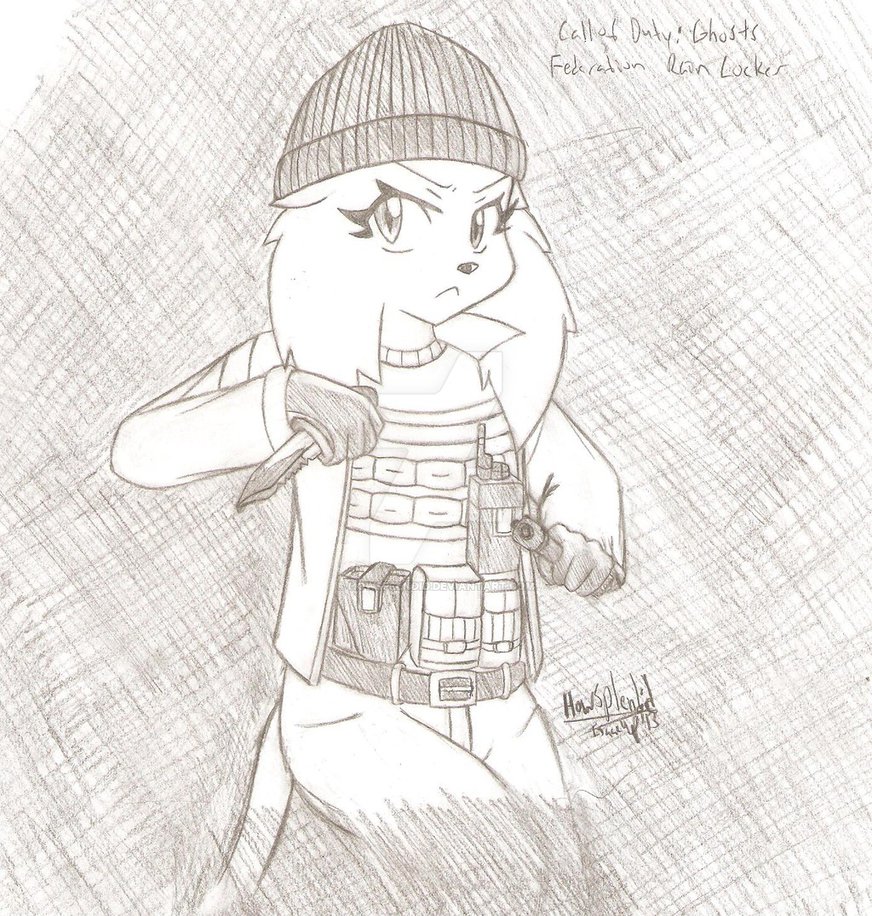 872x916 Rain Locker In Call Of Duty Ghost Half Drawing - Call Drawing