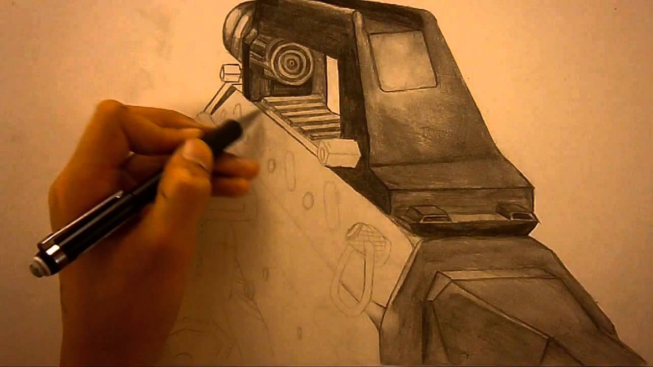 1280x720 speed drawing black ops chicom cqb - Call Of Duty Black Ops 2 Drawings