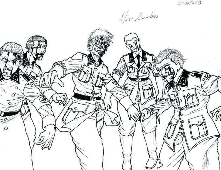 728x561 call of duty coloring pages new world war drawing - Call Of Duty Drawings