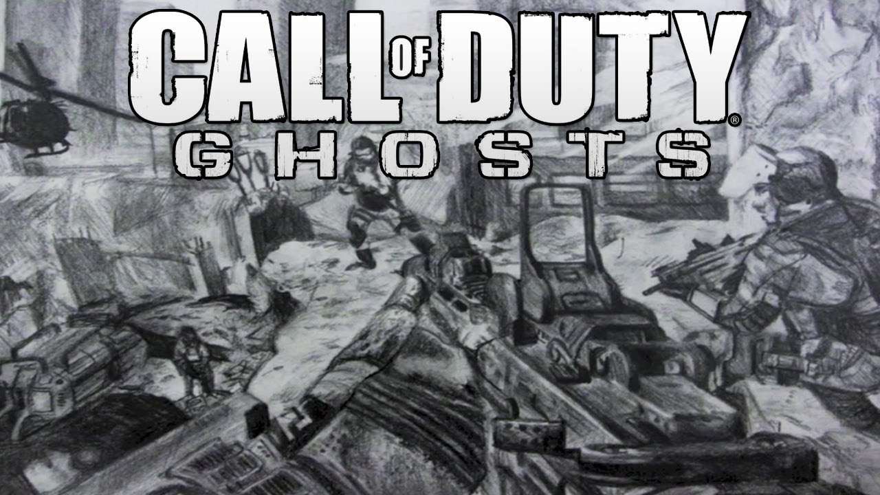 1280x720 Call Of Duty Ghosts Drawing! - Call Of Duty Drawings