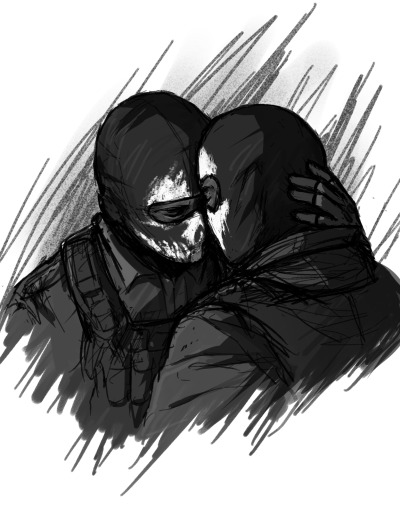 400x508 Call Of Duty Ghosts Tumblr - Call Of Duty Ghost Drawing